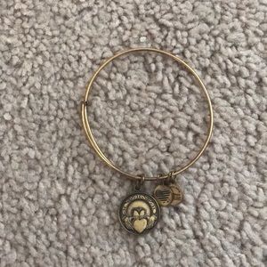 Gold Alex and Ani bracelet